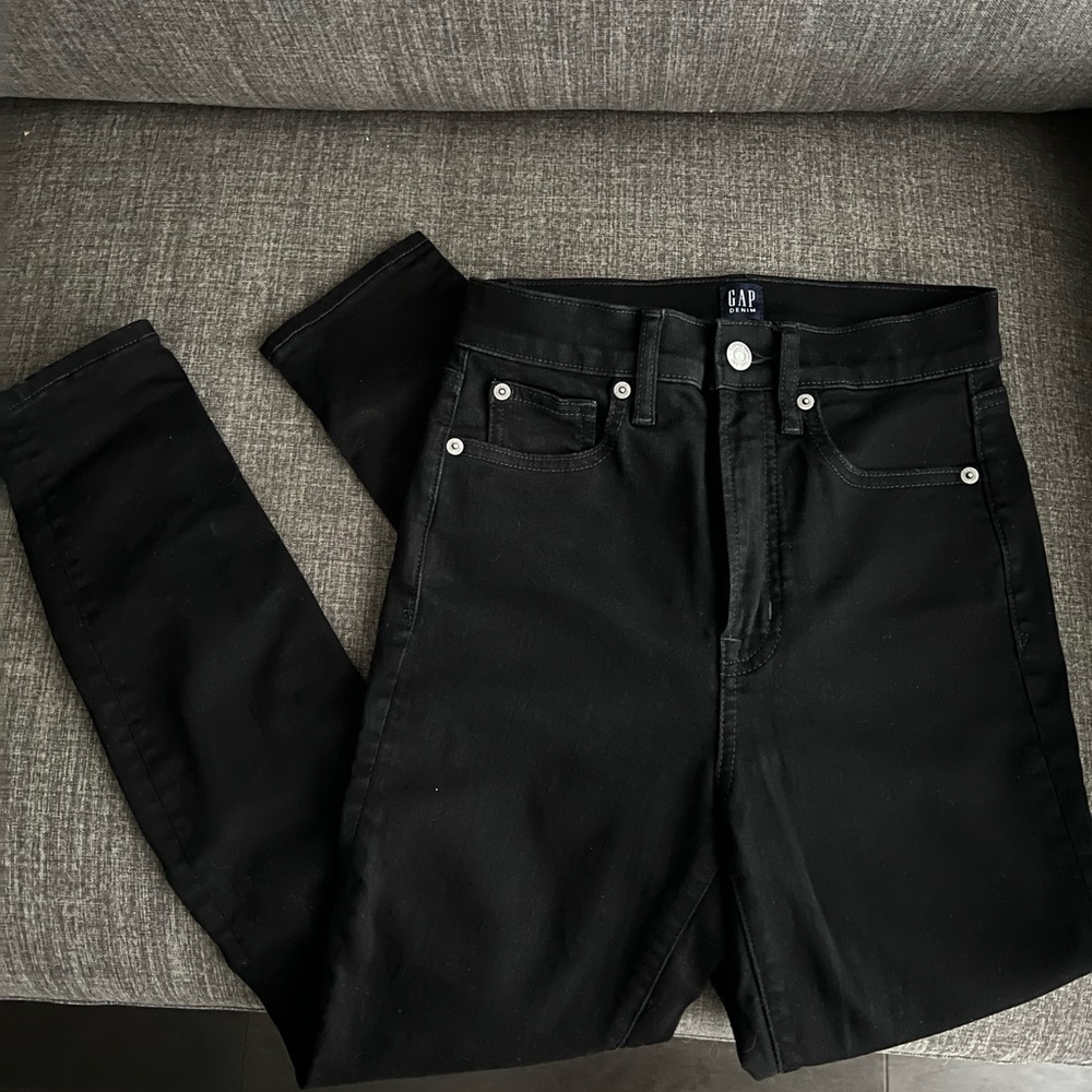 Black Gap Jeans - high waist 25P